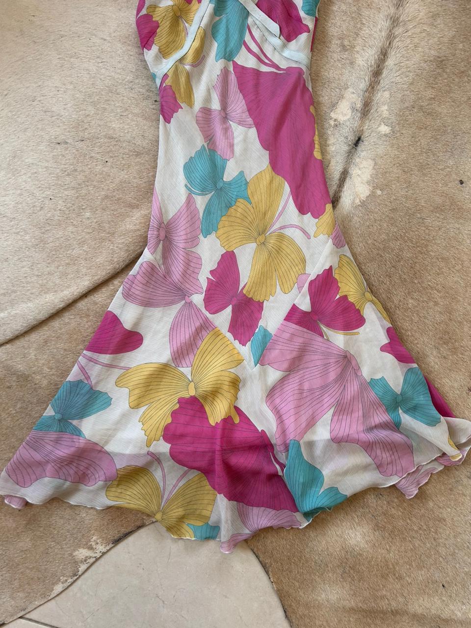 Y2k butterflies midi dress