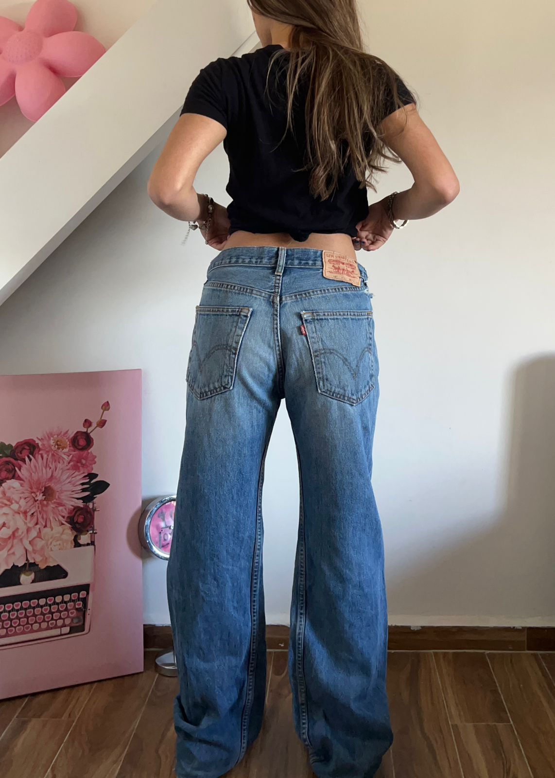 Levis high waist baggy jeans