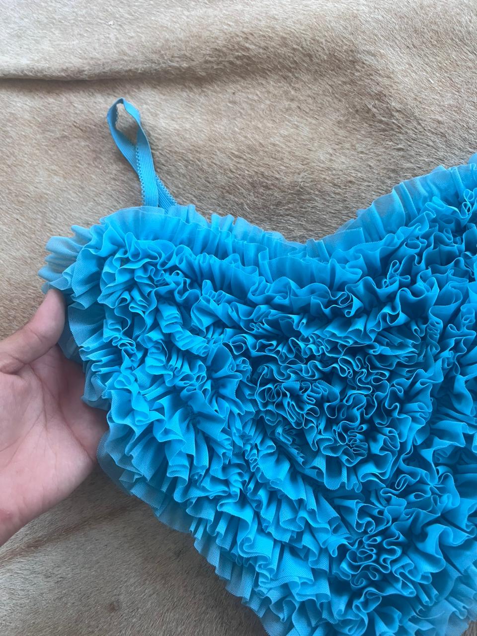 Heart shaped backless top