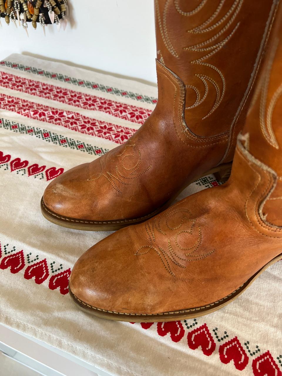 Western cowboy boots