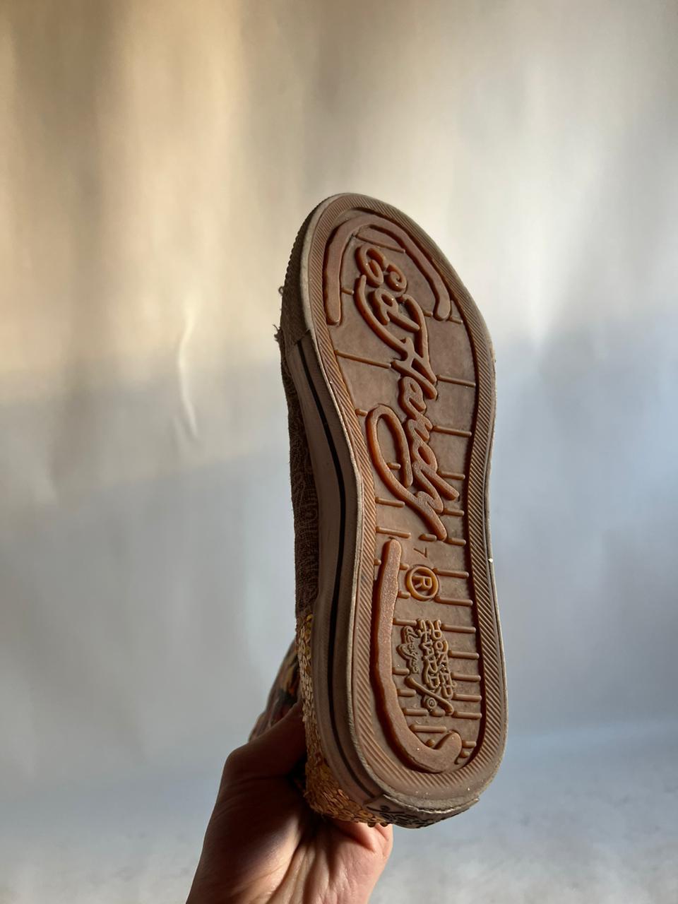 Ed Hardy sequin shoes