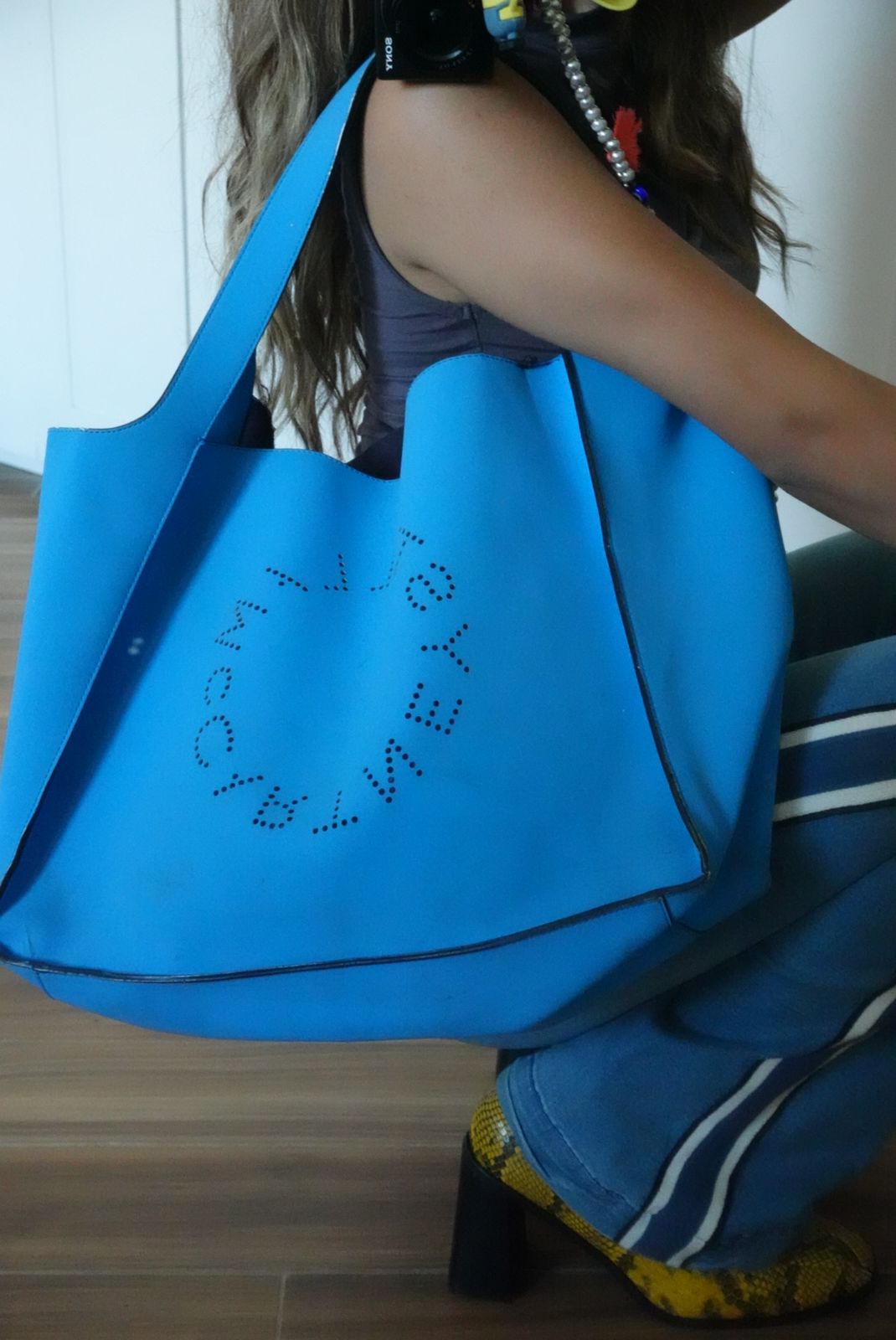 Stella Mccartney vegan leather big tote bag