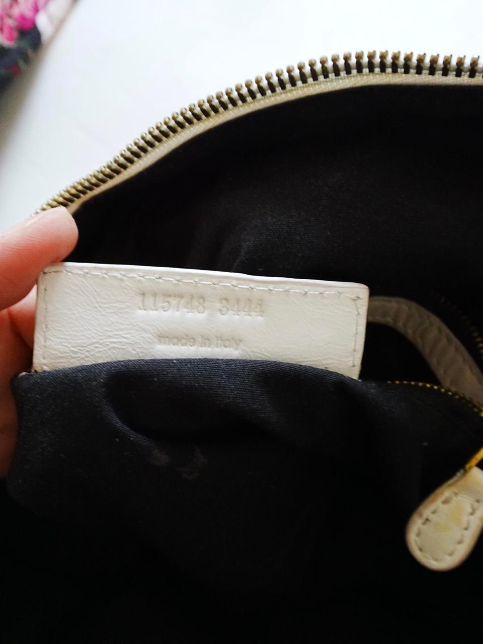 Balenciaga big white city bag