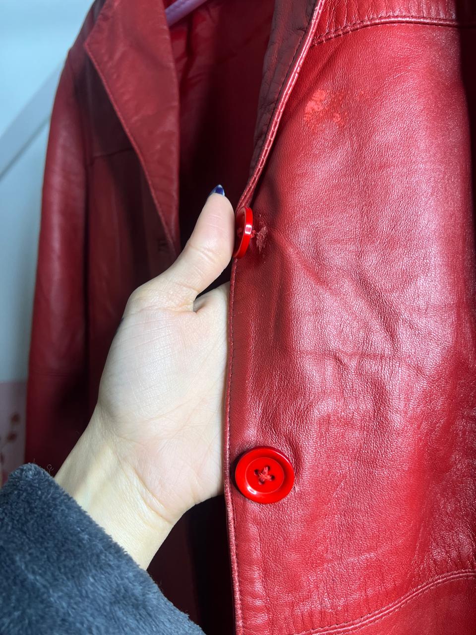 Vintage leather coat