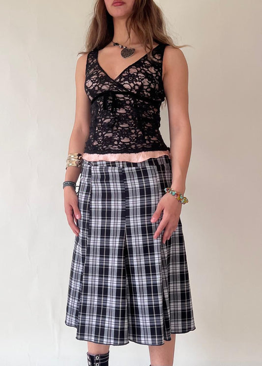 Lace overlay top