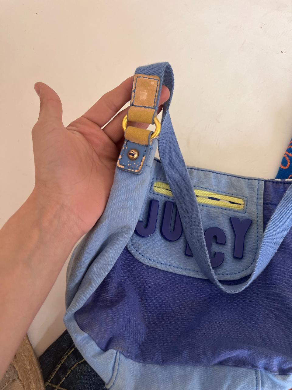 Juicy Couture blue shoulder bag