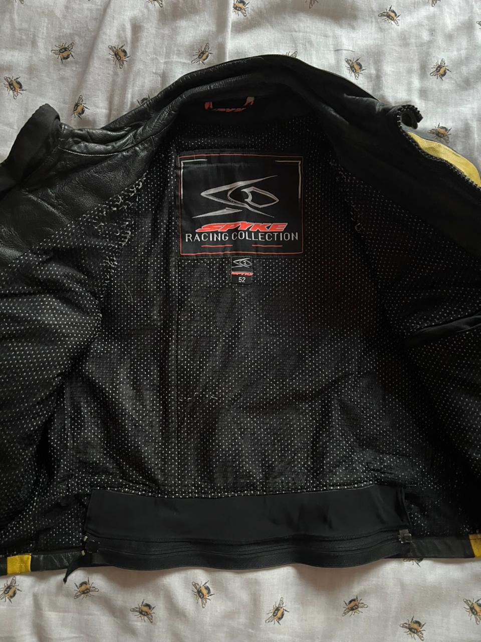 Spyke biker leather jacket