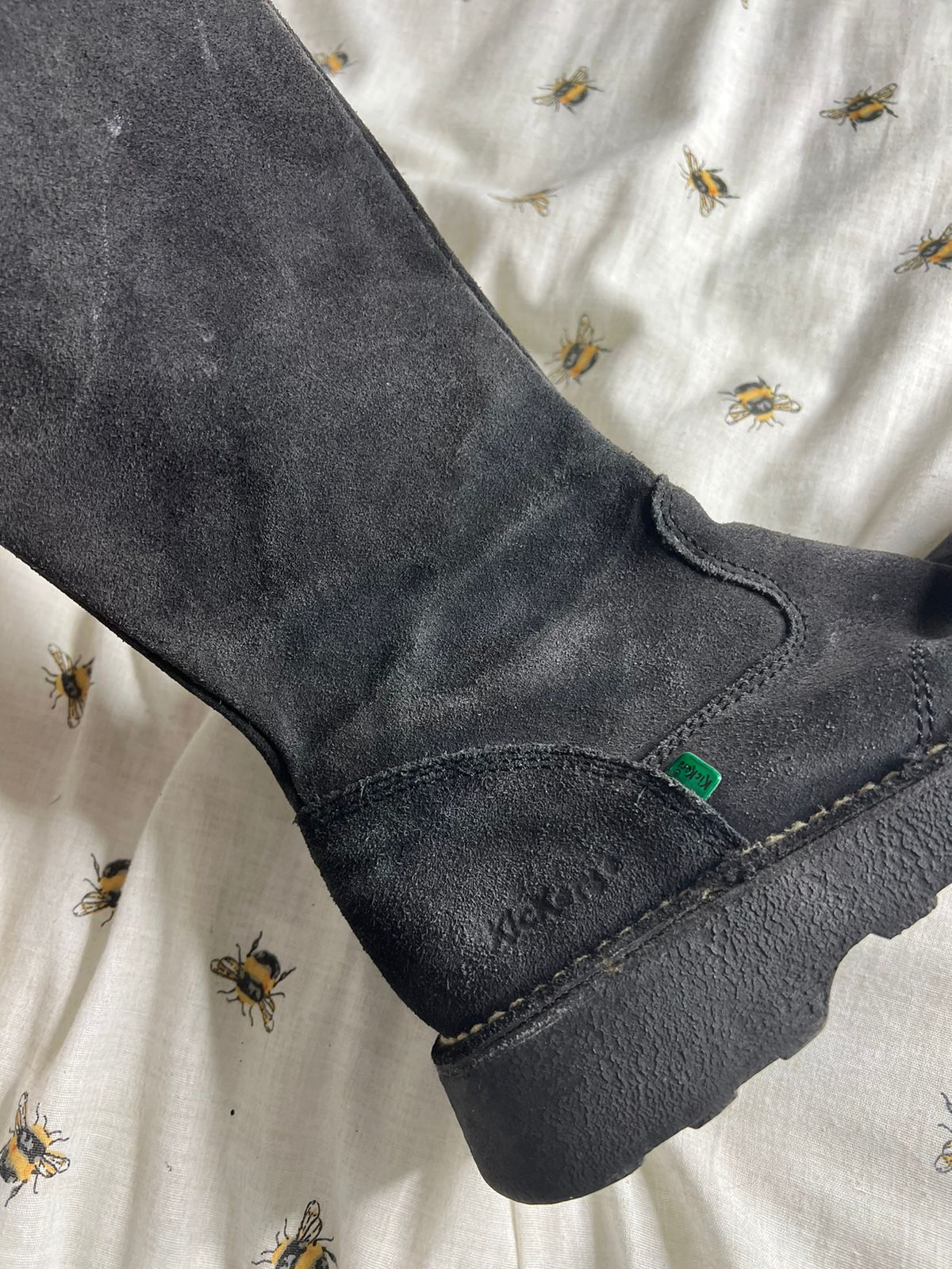 Kickers suede knee high boots