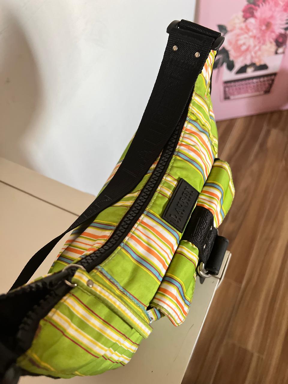 Ralph Lauren green shoulder y2k bag