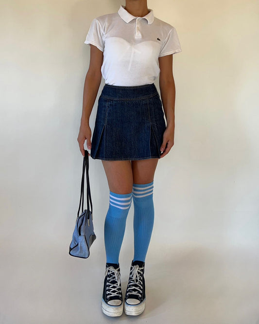 Sisley denim mini skirt