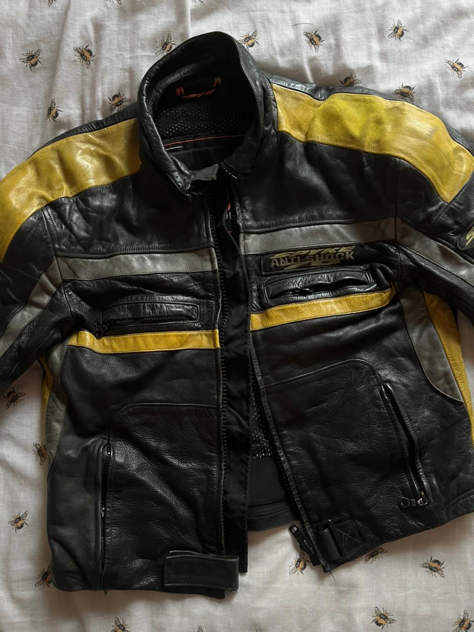 Spyke biker leather jacket