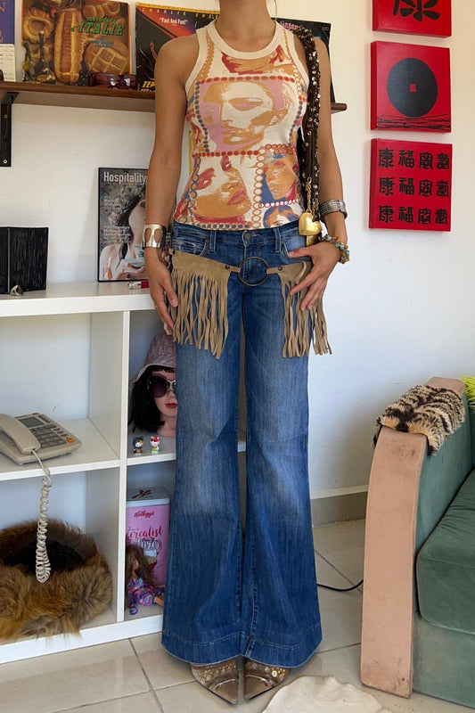 Y2k Mavi flared low waist jeans