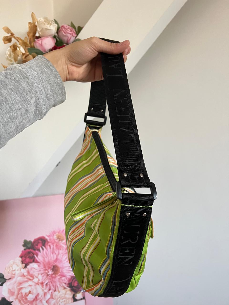Ralph Lauren green shoulder y2k bag