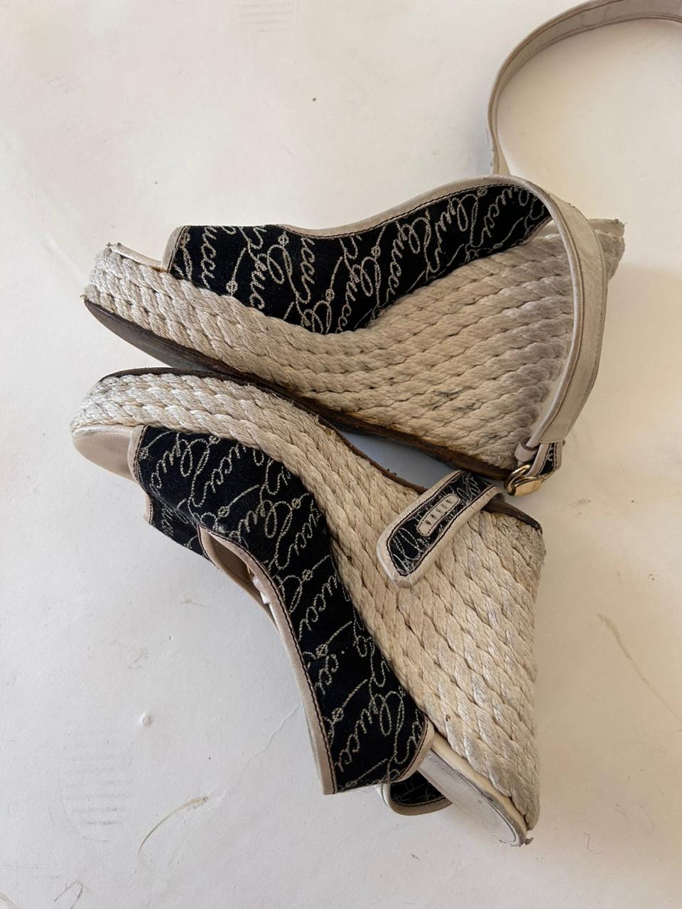 Gucci wedged heels