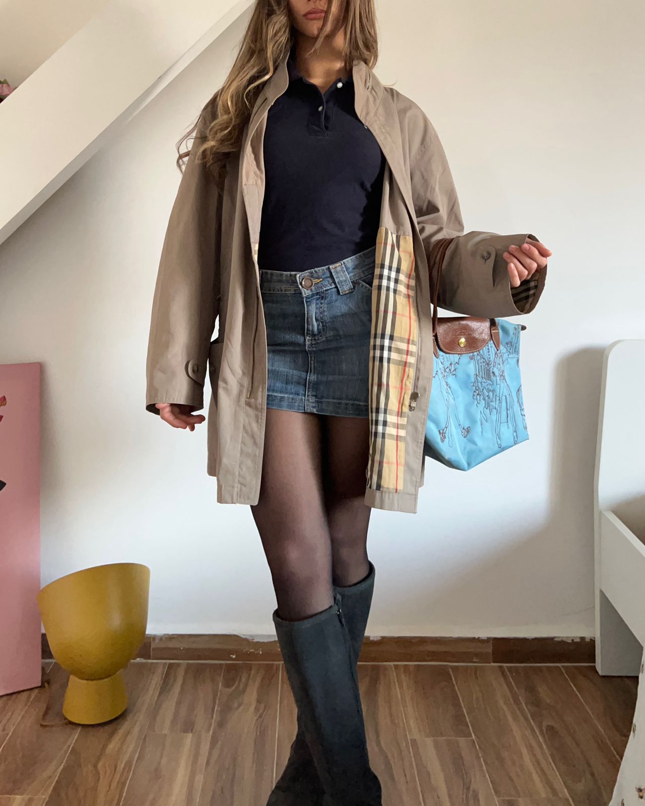 Vintage Burberry harrington jacket